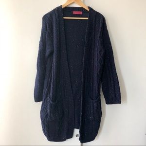 Open-Front Boohoo Cardigan